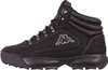 A side view of a black high-top sneaker. Produktbild-Vorschau