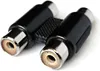 4x Cinch Doppelkupplung Audio Adapter Verbinder RCA Buchse Produktbild-Vorschau 2