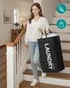 SONGMICS Wäschekorb, 80 L, Wäschesammler faltbar, Produktbild-Vorschau 3