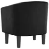 vidaXL Fauteuil club noir similicuir Voir les images du produit 5