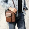 ASKSA Sac à bandoulière pour hommes Sac à bandoulière en Voir les images du produit 5