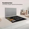 KitchenYeah© Herdabdeckplatte Wie spät ist es? Es ist Happy Produktbild-Vorschau 3
