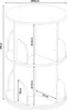 Drehbares Bücherregal für Kinder 'Chasek' 65 x 44 cm Produktbild-Vorschau 3
