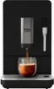A black electric coffee machine with a glass of coffee being brewed. Náhled obrázku produktu