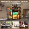 Stojak na wino COSTWAY z uchwytem na kieliszki i półkami, Podgląd zdjęcia produktu 3