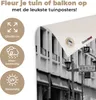 Gartenposter - 120x80 cm - Ginza im Regen Schwarz-Weiß-Foto Produktbild-Vorschau 4