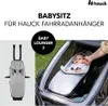 hauck Babysitz Baby Lounger 2 für Fahrradanhänger Grey Produktbild-Vorschau 2