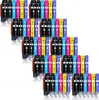 A stack of printer ink cartridges arranged in a stepped pattern. Produktbild-Vorschau