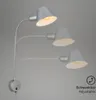Bettleuchte Bettlampe schwenkbar Leselampe 1xE27 10W chrom Produktbild-Vorschau 3