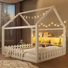 Detská posteľ Flieks v tvare domčeka 140 x 190 cm s LED Náhľad obrázku produktu 1