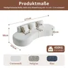 Bouclé Ecksofa, 3-Sitzer, geschwungene Form, Produktbild-Vorschau 7