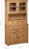 vidaXL Highboard 93x40,5x180 cm borovice Panama Náhled obrázku produktu 6