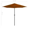 vidaXL Parasol balkonowy aluminiowy słupek terakota Podgląd zdjęcia produktu 14