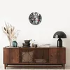 Wanduhr - Rund - Glasuhr - Paris Stadt Zuhause - 30x30cm - Produktbild-Vorschau 7