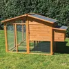 Hühnerhaus Liese mit PVC Welldach - mit extra Auslauf Produktbild-Vorschau 4