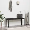vidaXL Lavica čierna dubový vzhľad 110 x 35 x 45 cm Náhľad obrázku produktu 4
