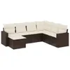 The Living Store 7-tlg. Garten-Sofagarnitur mit Kissen Produktbild-Vorschau 3