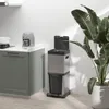 HOMCOM Mülleimer 20+14L Treteimer Abfalleimer mit Deckel Produktbild-Vorschau 2
