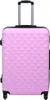 vidaXL Set di trolley rigidi 3 pezzi. ABS rosa Anteprima dell’immagine prodotto 2