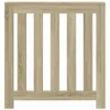 vidaXL Panele grzejnikowe dąb sonoma 78x20x82 cm materiał Podgląd zdjęcia produktu 3