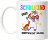 Schulkind 2022 Tasse Einschulung Einhorn Dab Schulanfang Produktbild-Vorschau 1