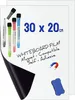 Minadax 2x Mini Whiteboard Folie 30 x 20cm | Magnet Haftend Produktbild-Vorschau 1