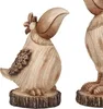 Dekofigur Vogel HOLZOPTIK H. 38cm braun aus Kunststein Produktbild-Vorschau 1