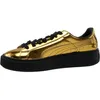 Puma Basket Platform Metallic 362339-04 Damen Schuhe Gold , Produktbild-Vorschau 2