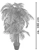 Künstliche Palme groß Kunstpalme Kunstpflanze Palme Produktbild-Vorschau 6