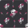 MuchoWow® Mauspad Mousepad Mädchen - Totenkopf - Rosen - Produktbild-Vorschau 1