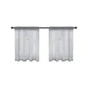 2er Set Bistrogardine Transparent Scheibengardine Produktbild-Vorschau 1