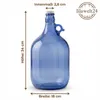 lilawelt24 2x Gärballon 5L Blaues Glas, Bügelverschluss & Produktbild-Vorschau 2