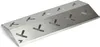 A stainless steel aroma rail for a grill, with T-shaped cutouts, shown from a slightly elevated side angle against a white background. Náhľad obrázku produktu