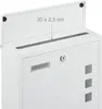 Relaxdays Briefkasten mit Sichtfenstern, HxBxT: 33 x 35 x Produktbild-Vorschau 5