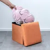 Intirilife Skládací taburet 30x30x30 cm v barvě MANDARINES Náhled obrázku produktu 5