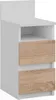 Comodino Vicco Monty Bianco/Sonoma 25 x 59.1 cm con 2 Anteprima dell’immagine prodotto 1