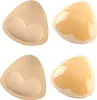 2 Paar BH-Einlagen Damen Push-up Pads Beige Schaumstoff Produktbild-Vorschau 1