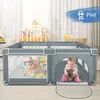 Baby Laufgitter Faltbar 180x150cm,Rutschfester Produktbild-Vorschau 2