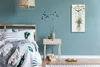 Küche Wohnzimmer Wand Leinwand Uhr 30x60 Gemälde Blumen Produktbild-Vorschau 4