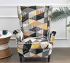 Ohrensessel Bezug Elastisch - Geometrische Muster - 2 Produktbild-Vorschau 8