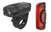 Force Glare Black 400 lm-29 lm Fahradlichterset Produktbild-Vorschau 1