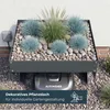 osoltus Mähroboter-Garage mit Pflanzdach Anthrazit L 70cm x Produktbild-Vorschau 6
