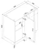 Küchenunterschrank 90 cm - Cremona-Eiche - Eckküchenschrank Produktbild-Vorschau 6