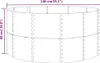 vidaXL Garten-Hochbeet Grün 140 x 140 x 68 cm Verzinkter Produktbild-Vorschau 4