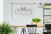 MuchoWow® Wandteppich Wandbehang Skyline "Bogota" auf Produktbild-Vorschau 2