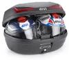 GIVI E455 SIMPLY IV Monolock-Topcase schwarz rot 45L Produktbild-Vorschau 3