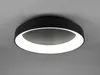 Große LED Deckenleuchte mit Fernbedienung & Dimmer Schwarz Produktbild-Vorschau 3
