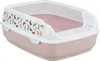 TRIXIE Katzentoilette Delio, mit Rand - flieder/weiß - 38 × Produktbild-Vorschau 1