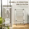 Sušák na prádlo HOMCOM, délka sušení 1,565 m, skládací Náhled obrázku produktu 6