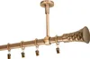 Gardinenstange 1 läufig Vorhangstange 19mm Kupfer Antik Produktbild-Vorschau 3